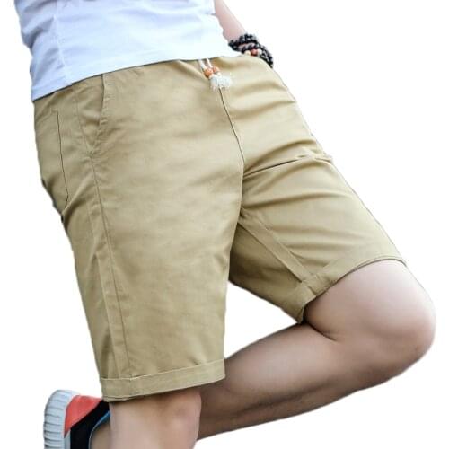 Brand Cotton Linen Shorts Men Summer Breathable Fashion Shorts Male Bermuda Casual BoardShort Man Big Size 4XL 4979