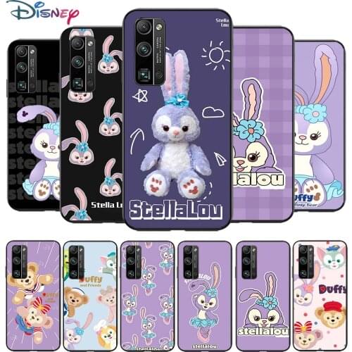 Stellalou rabbit for Huawei Honor V30 20 Pro X10 9S 9A 9C 9X 8X 10 9 Lite 8 7 Pro Silicone Soft Black Phone Case