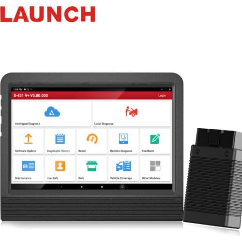 Launch X431 V+ 4.0 Wifi/Bluetooth 10.1inch Tablet Global Version 2 Years Update Online Ship from US/UK