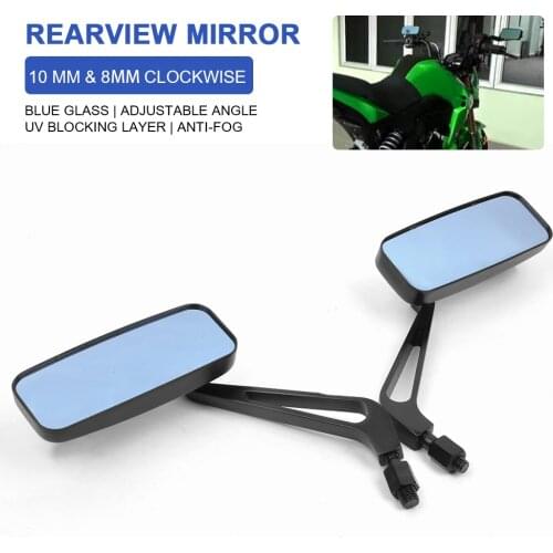 8mm 10mm Universal Rearview Mirror Motorcycle Rear View Side Mirror Moto Electric Scooter Motorbike Accessories For Cafe Racer