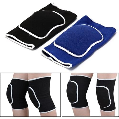 1PC general sports and fitness elbow pads & knee pads knitted thick sponge basketball volleyball anti-collision support cushion
