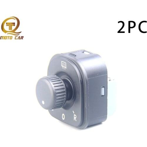 2pcs Auto Side Mirror Control Switch Button Knob 1K0959565H 1K0 959 565H 1K0959565F 1K0 959 565F for Glof MK5 Passat B6 Sharan