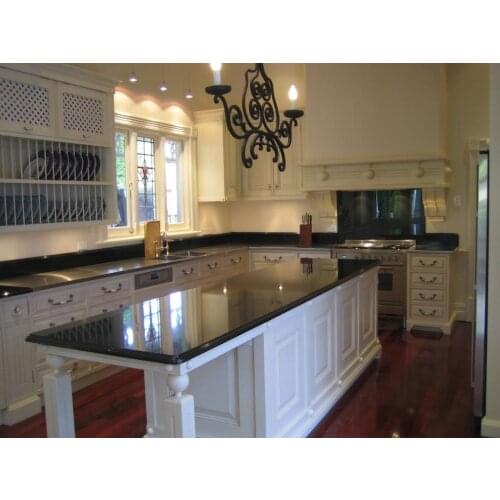 American kitchen wood furniture with drying rack for dishes