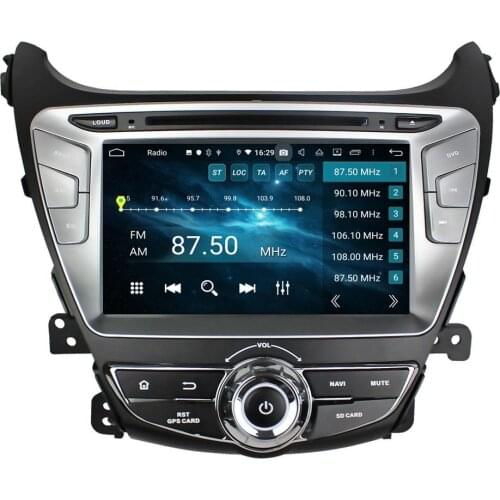 4gb+64gb PX6 6-Core 2 din 8" Android 10 Car Radio DVD Player for Hyundai Elantra 2014 2015 GPS Bluetooth 5.0 WIFI USB CarPlay