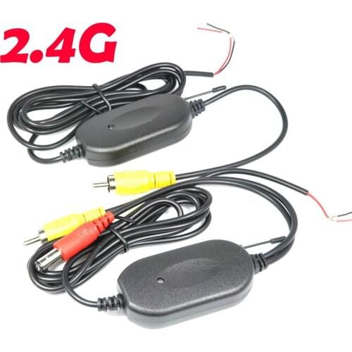 2.4Ghz Wireless Video Transmitter and Receiver for Car Rear View Camera and Car DVD Player Monitor