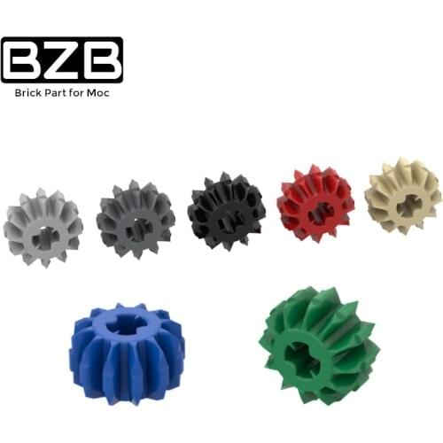 BZB MOC 32270 Double-Sided 12 Gear Outer Diameter 13.3 Creative High-tech Building Block Model Kid Toy DIY Brick Parts Best Gift