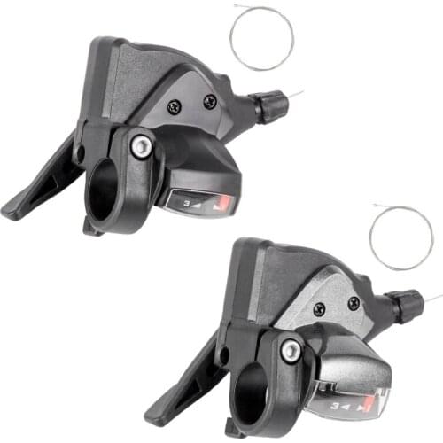 MTB Mountain Bike Shift Lever Left 3 Speed Bicycle Derailleur Thumb-tap Shifter Cycling Accessories