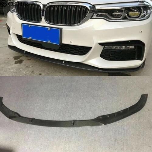 Hot sell G30 G38 MT style Carbon Fiber front bumper lip for BMW G30 G38 5 series 530i 540i car body kit 2018
