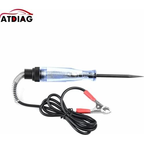 Best Auto 6V 12V 24V DC Car Truck Voltage Circuit Tester Car Test VoltMet Long Probe Pen Light Bulb Automobile Maintenance Tools