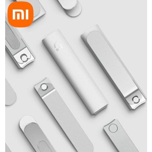 Xiaomi Mijia Nail Clipper Stainless Steel Anti-splash Opening Manicure Fingernail Cutter Professional Toenail Scissors tools