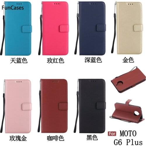 Multicolor PU Leather Case sFor Aksesuar Moto G6 Plus Soft TPU Phone Case Flamingo Holsters Clips Case For Motorola G6 Plus