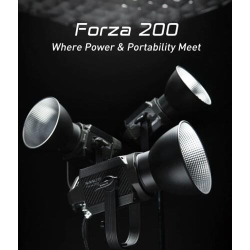 Nanlite 200W Photography lighting Outdoor 5600K LED Monolight COB Light Bowens Mount Camera Studio light Bowens Mount Nanguang