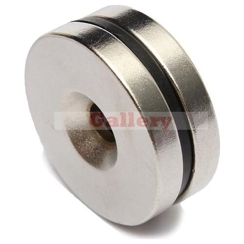 New Aimant Imanes Strong Countersunk Magnets Hole 5mm Disc Rare Earth Neodymium