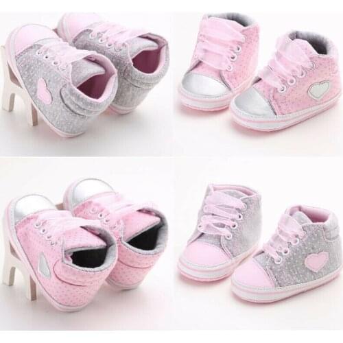 Pudcoco Infant Toddler Sneakers Baby Boys Girls Soft Sole Crib Shoes Newborn to 18Months