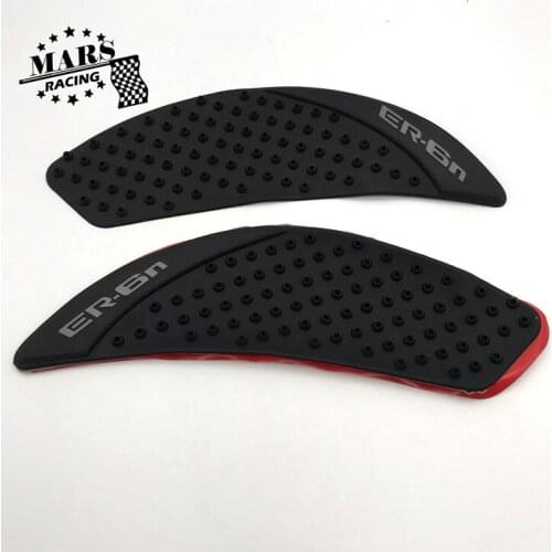 Motorcycle Anti Slip Tank Protective Pad Side Gas Knee Grip Traction Pads Protector Sticker 3M For Kawasaki ER-6N 2006-2016 ER6N