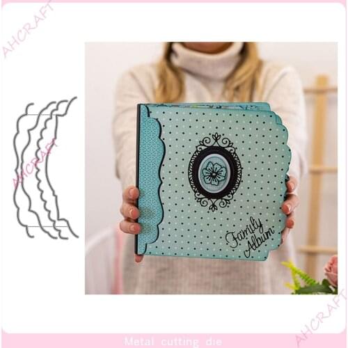 Page Border Frame Metal Cutting Dies for DIY Scrapbooking Photo Album Decorative Embossing Paper Card Crafts Die 2021