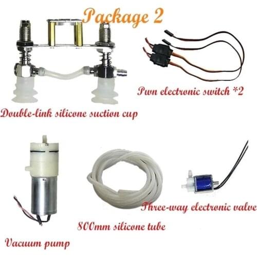 Mechanical Arm Vacuum Pump Suction Cup for MG996/MG995/DS3218 Robot Arm Accessories Robotic Manipulator Model DIY Kit