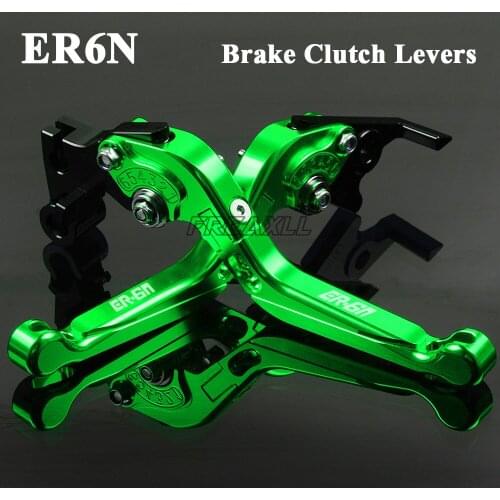 For Kawasaki ER6N ER-6N ER 6N 2006-2017 Foldable Extendable Adjustable Aluminum Motorbike Levers Motorcycle Brake Clutch Levers