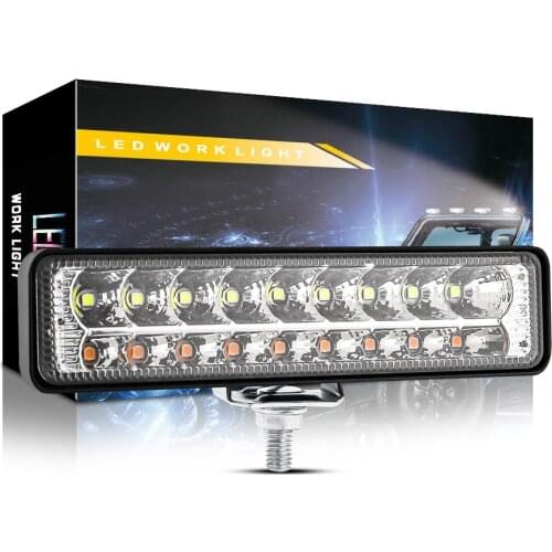 LED Work Light Bar 12V 24V Portable Driving Lamp for Outdoor Camping Hiking Emergency SUV Boat Bar Truck Waterproof Work Lights