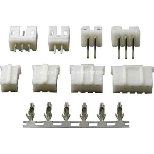 20Sets/Lot PH2.0 PH 2mm Connector Curved needle Straight needle Seat+Plug+Terminals 2P 3P 4P 5P 6P 7P 8P 9P 10P Connectors