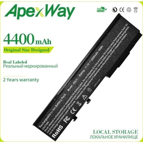 6 cells laptop battery for Acer BTP-AMJ1 ANJ1 AOJ1 APJ1 AQJ1 ARJ1 AS3620 ASJ1 B2J1 GARDA31 GARDA32 4630-4658 6292-101G08