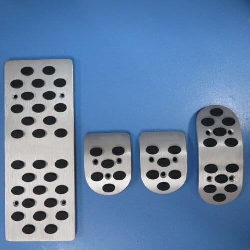 TTCR-II Car Accessories For Mazda 2 AT/ MT Accelerator Gas/Brake Antiskid Aluminium Pedal Foot Rest pedals Plate Pad Stickers