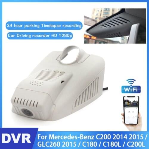 Car DVR Wifi Video Recorder Dash Cam Camera For Mercedes-Benz C200 2014 2015 GLC260 2015 C180 C180L C200L Night vision full hd