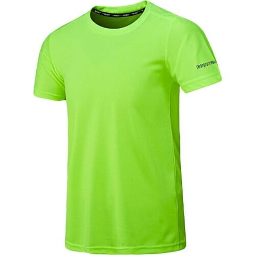 Quick Dry Sport T Shirt Men Short Sleeves Summer Casual O-Neck Tees Mens Plus Size L-5XL 6XL 7XL 8XL T shirt Clothes