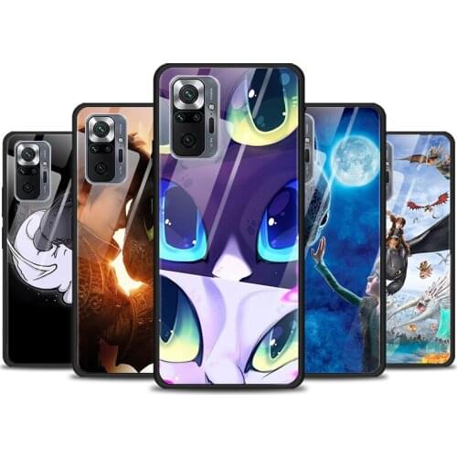 Hot Dragon Knight For Xiaomi Redmi K40 K30 K20 9T 9C 9A 9 8A 7 Pro Plus Tempered Glass Phone Case