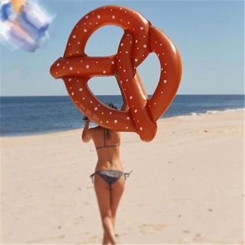 Christmas INS Pizza Inflatable Floating row Raft Swimming swim ring Lying Lounge Adult toys Summer Water Bed giant pool tube