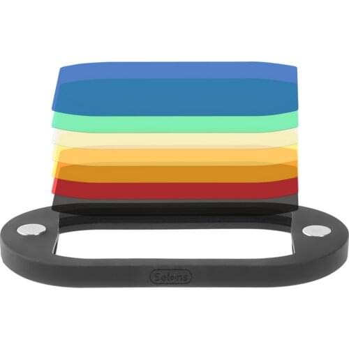 Ready Stock 8PCS Selens Colorful Flash Gel Filter for DSLR Camera For Canon Nikon Yongnuo Flash Speedlite