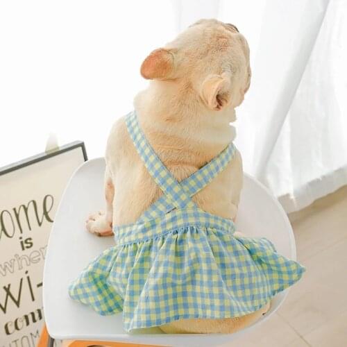 Summer French Bulldog Dress Pet Dog Clothes Puppy One Piece Skirt Welsh Corgi Clothing Bichon Shiba Inu Schnauzer Poodle Costume