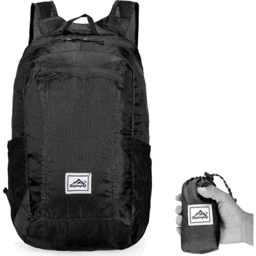 Lixada Lightweight Portable Foldable Backpack Waterproof Backpack Folding Bag Ultralight Outdoor Pack for Women Men