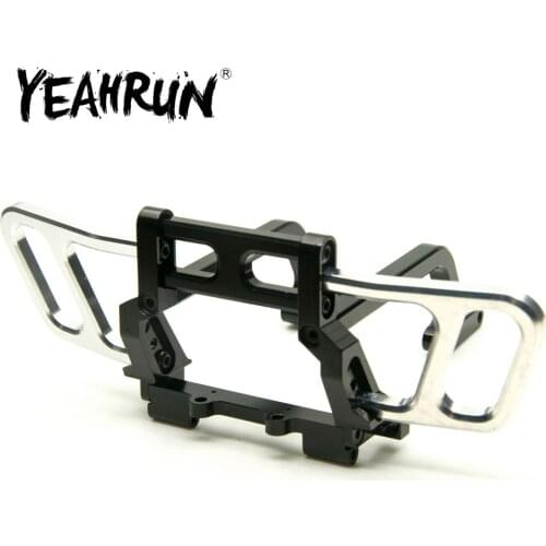 YEAHRUN Metal Front Bumper Bull Bar for Axial Wraith 1/10 RC Rock Crawler Car Truck Upgrade Parts