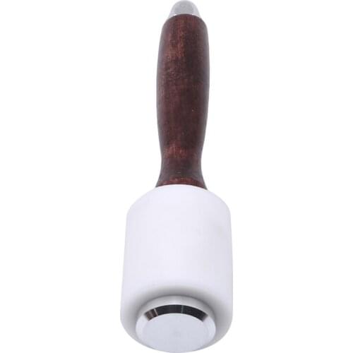 New Arrival Leather Carving Hammer DIY Craft Cowhide Punch Cutting Sew Nylon Hammer Tool Leather Staming Set