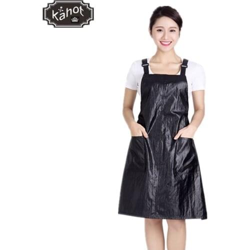 Salon Professional Hairdressing Apron Cross Straps Waterproof Haircut Styling Hairdresser Work Apron Barber Shop Assistant Smock