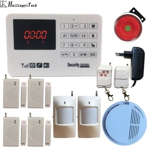 Alarm systems 4G network security home alarm 4G signal system kit smart home assistant wireless control alarmanlage siren