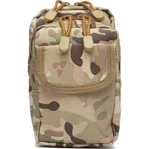Outdoor Sports Waist Bag Adventure Camouflage Small Waist Pouch 6-inch Mobile Phone Waist Bag