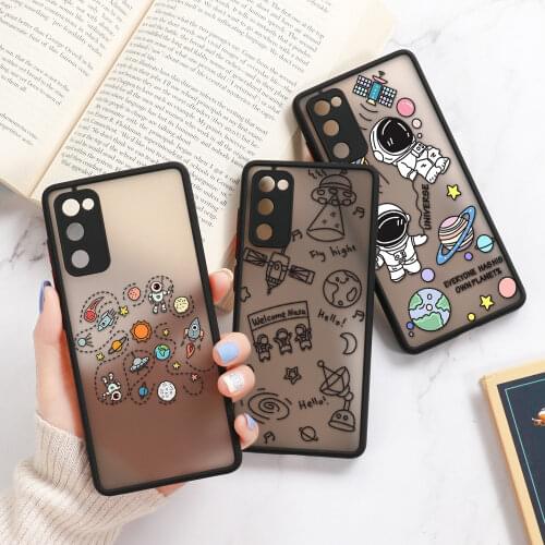 Case For Samsung S21 Case Hard PC Cover For Samsung S8 S9 S10 Plus S20 FE S10E Note 8 9 10 20 S21 Ultra Bumper Lens Protection