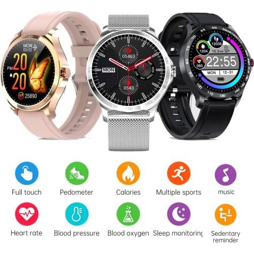 2021 Full touch Smart Watch Men Sports Clock IP67 Waterproof Heart Rate Monitor Smartwatch for IOS Android phone