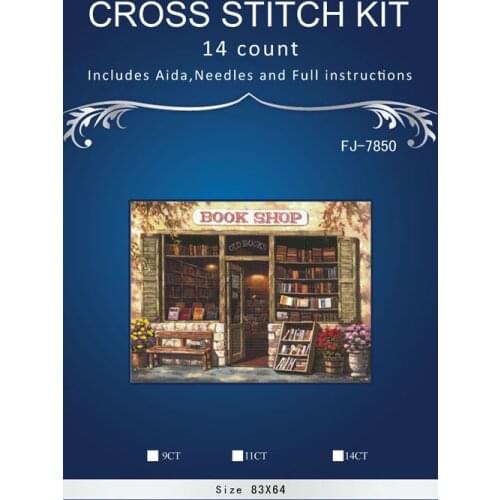 Top Quality Lovely Counted Cross Stitch Kit FJ-7850 Dim Book Shop Similar dmc threads