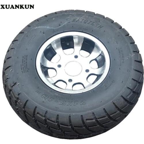 XUANKUN Four - Wheeled Motorcycle Karting ATV 21X7-10 Inch Tires Aluminum Wheel Vacuum Tires
