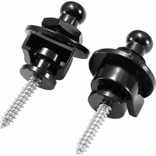 1pcs Guitar Bass Schaller Strap Buckle Locks Buttons Round Head Guitar Accessory Chrome Locking Machine Tuners Dropshipping