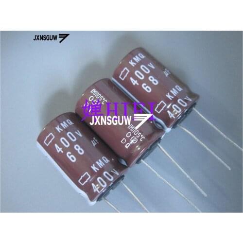 10PCS NIPPON KMQ 400V68UF 16X25MM NCC long life electrolytic capacitor 68UF/400V CHEMI-CON 105 degrees 68uF 400V