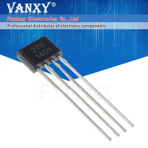 10pcs Fan motor Hall ATS276 YS276 EG276 276 276G 276H ATS276H ATS276G AH276 SS276 HAL276 MARKING 276 SIP-4