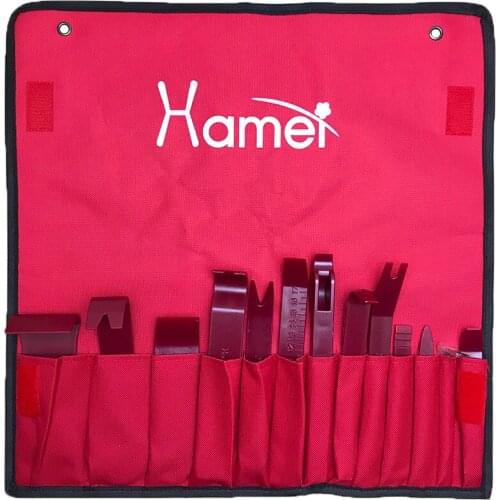 13Pcs Car Interior Removal Tools Auto Trim Door Window Molding Upholstery Fastener Clip Removal Tool Kit Dash Panel Radio Refit