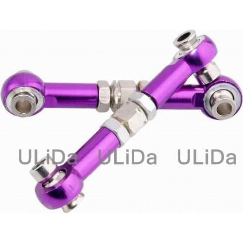 2pcs/lot HSP 122017 Aluminum Linkages Steering 02157 02012 B Alloy 1/10 Upgrade Parts For RC Car Sonic XSTR Himoto RedCat