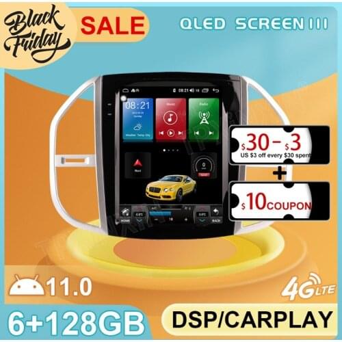 Android 11 128GB Tesla Style for Mercedes Benz Vito 2012 GPS Car Navigation Multimedia Stereo Video Player Radio Carplay 2 DIN