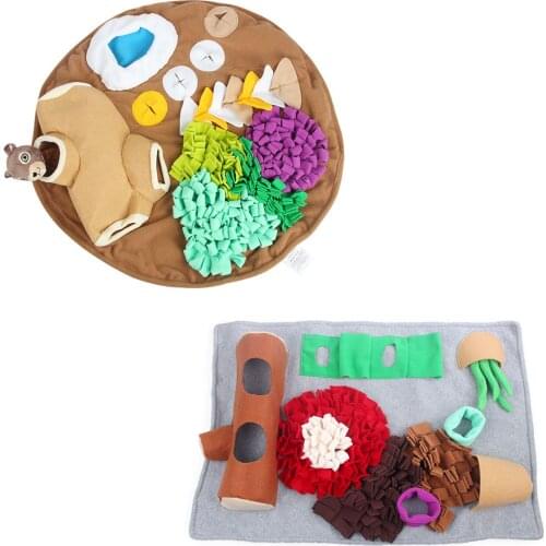 Pet Sniffing Mat Pet Feeding Cushion Slip-resistant Pet Snuffle Mat Slow Feeding Training Smell Training Mat For Dogs Cats