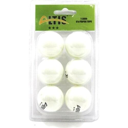 Ping-pong Ball 6'lı (T4000) Orange-Red Color